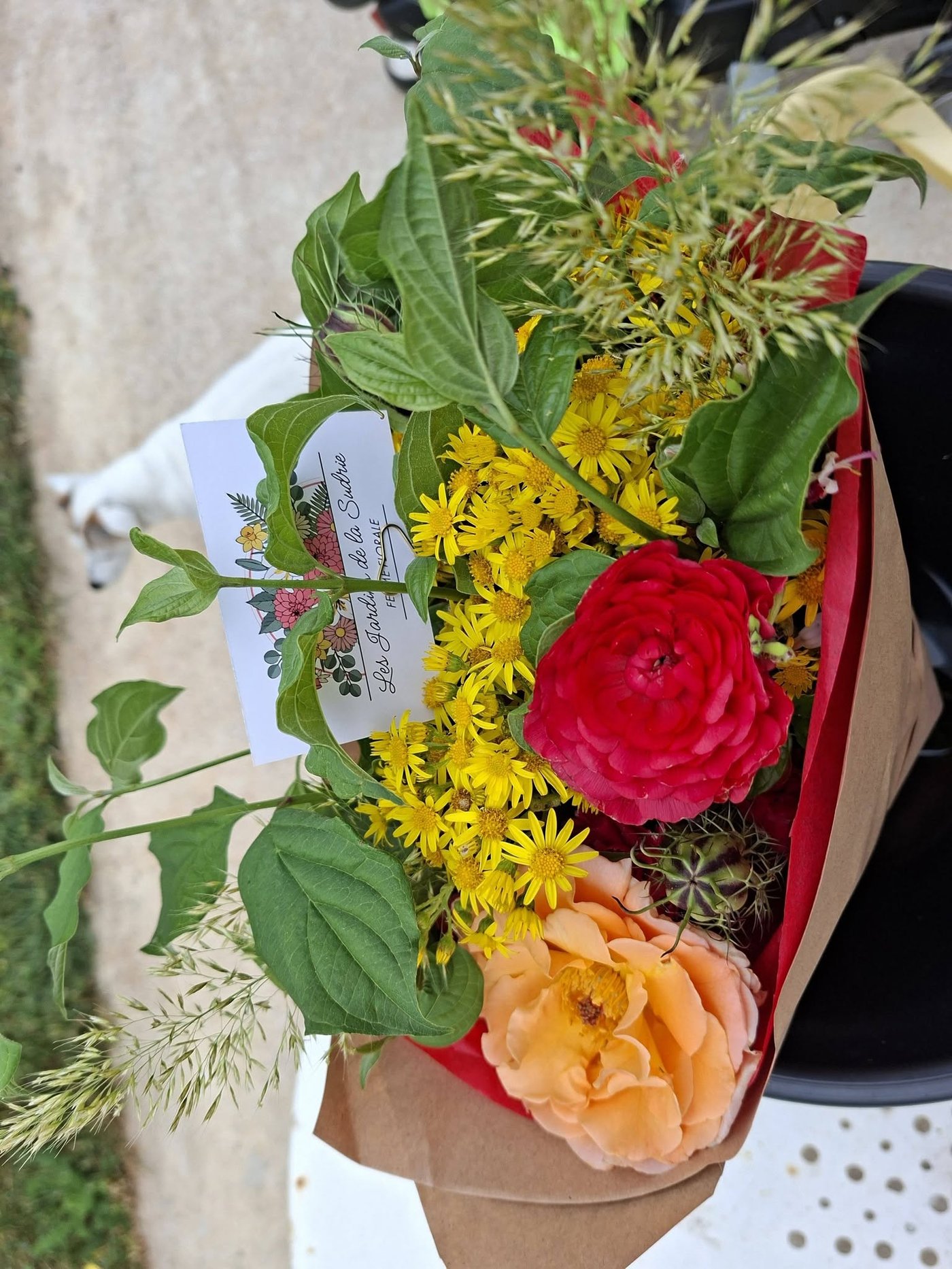 Bouquet champêtre, détail